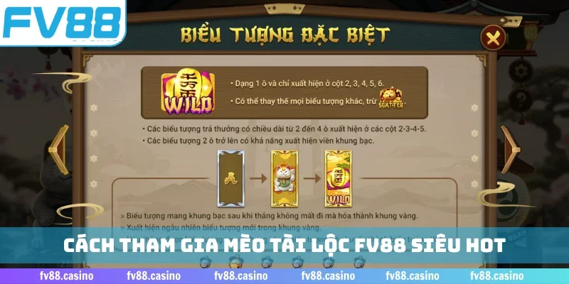 Cách tham gia mèo tài lộc FV88 siêu hot